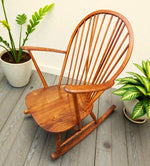 REFINISHED Mid Century Modern Elm Rocking Chair by Ercol 7