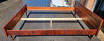 REFINISHED Mid Century Modern Rosewood Bed w Nightstands Queen 10