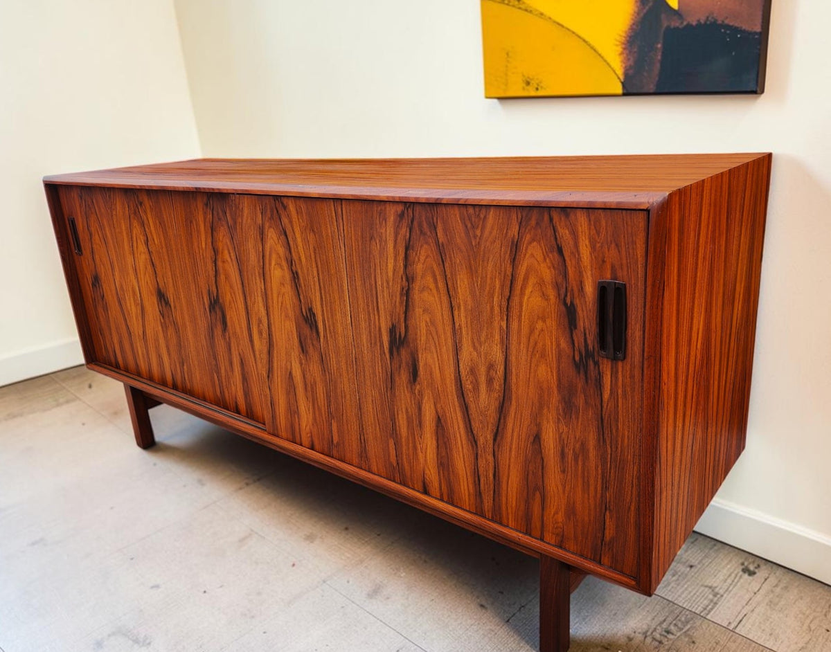 REFINISHED Danish Mid Century Modern Rosewood Sideboard 60