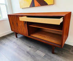 REFINISHED Danish Mid Century Modern Rosewood Sideboard 60