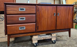REFINISHED Mid Century Modern SOLID TEAK Buffet 54