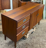 REFINISHED Mid Century Modern SOLID TEAK Buffet 54