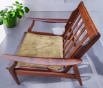 REFINISHED Mid Century Modern Teak/ Afromosia Lounge Chair 10