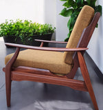 REFINISHED Mid Century Modern Teak/ Afromosia Lounge Chair 2