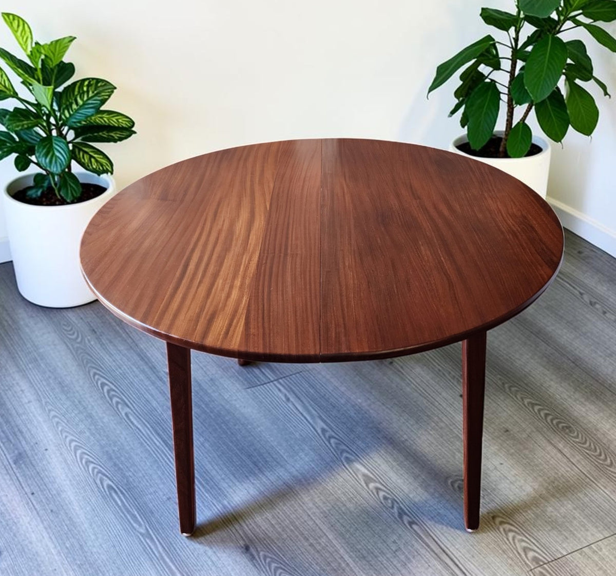 REFINISHED Mid Century Modern SOLID Teak Table by J.Kuypers 43.5