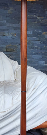 Mid Century Modern Teak Floor Lamp, H 56