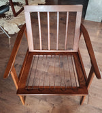REFINISHED Mid Century Modern Lounge Armchair 10