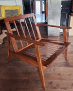 REFINISHED Mid Century Modern Lounge Armchair 11