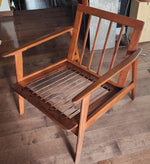 REFINISHED Mid Century Modern Lounge Armchair 5