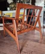 REFINISHED Mid Century Modern Lounge Armchair 9