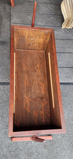 Mid Century Modern Teak & Black Planter Indoor 9