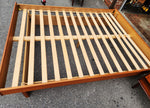 RESTORED Mid Century Modern Teak Queen Bed w Nightstands & 2 Dressers 11