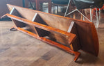 REFINISHED Mid Century Modern Teak Bench or Cocktail Table 66