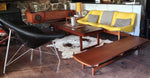 REFINISHED Mid Century Modern Teak Bench or Cocktail Table 66