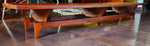 REFINISHED Mid Century Modern Teak Bench or Cocktail Table 66