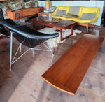 REFINISHED Mid Century Modern Teak Bench or Cocktail Table 66