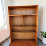 REFINISHED Danish Mid Century Modern Teak Cabinet w Shelving 9