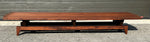 REFINISHED Mid Century Modern Teak Bench or Cocktail Table 66