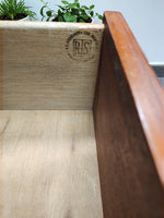 REFINISHED Mid Century Modern Teak Desk by RS Associates 4 ft 11