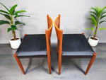 2 REFINISHED Danish MCM Teak Chairs by P. Volther for Frem Rojle 10