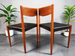2 REFINISHED Danish MCM Teak Chairs by P. Volther for Frem Rojle 5