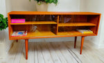 REFINISHED Mid Century Modern Teak Display Bookcase 4