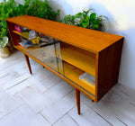REFINISHED Mid Century Modern Teak Display Bookcase 7