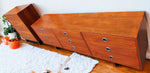 REFINISHED Mid-Century Modern Teak Dresser 9 drawers 5