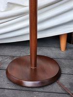 Mid Century Modern Solid Teak Floor Lamp, H 58