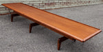 REFINISHED Mid Century Modern Teak Cocktail /Coffee Table or Bench 98