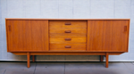 REFINISHED Mid Century Modern Teak Sideboard Credenza 72