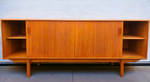 REFINISHED Mid Century Modern Teak Sideboard Credenza 72