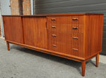 REFINISHED Mid Century Teak Sideboard Credenza Buffet 79