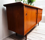 REFINISHED Mid Century Modern Teak Sideboard by R.Huber 63