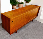 REFINISHED Danish Mid Century Modern Teak Sideboard Buffet 72