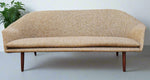 REFINISHED Mid Century Modern Teak Sofa by Gerhard Berg with wool upholstery 2