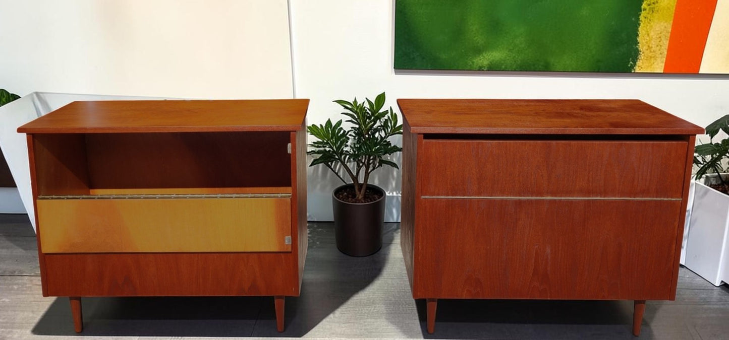 REFINISHED Mid Century Modern Teak Blanket Chest 36.5" , No.2
