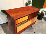 REFINISHED Mid Century Modern Teak Blanket Chest 36.5