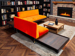 REFINISHED REUPHOLSTERED MCM Adrian Pearsall Walnut 2-PC Sectional 13