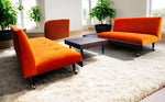 REFINISHED REUPHOLSTERED MCM Adrian Pearsall Walnut 2-PC Sectional 5