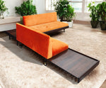 REFINISHED REUPHOLSTERED MCM Adrian Pearsall Walnut 2-PC Sectional 9