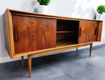 REFINISHED Mid Century Modern Walnut Sideboard by Deilcraft 68