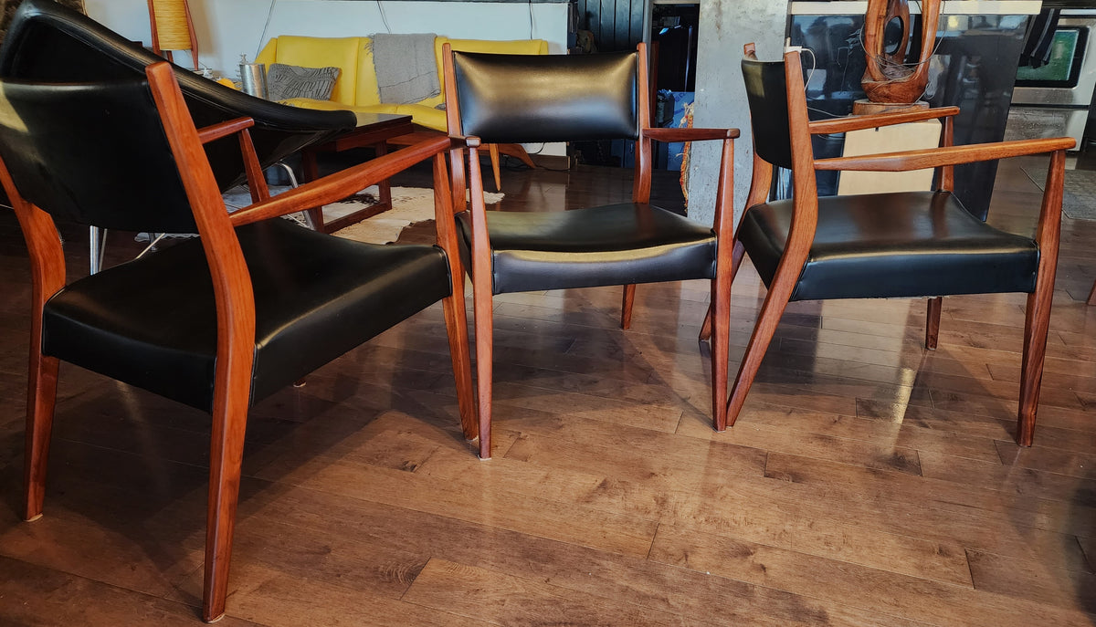 RESTORED Mid Century Modern Walnut Arm Chair