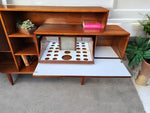 Sculptural Mid Century Modern Walnut Bar Cabinet 69