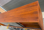 REFINISHED Mid Century Modern Walnut Wall Mounted Floating Cabinet 60