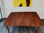 REFINISHED Mid Century Modern Walnut Dining Table w 1 Leaf 54
