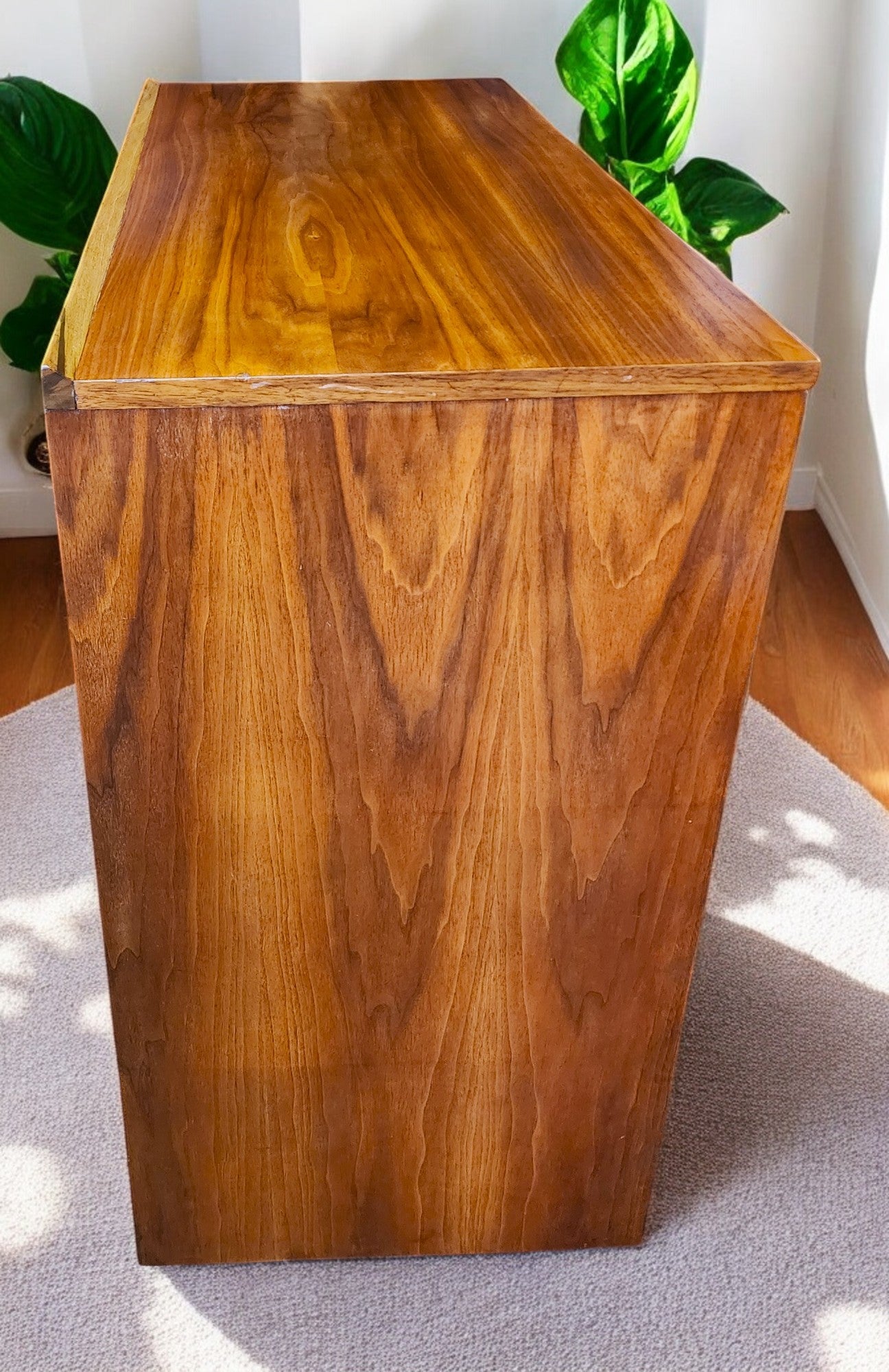 REFINISHED Mid Century Modern Walnut Tallboy