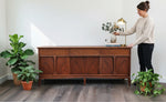 REFINISHED Mid Century Modern Walnut Sideboard 74