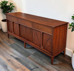REFINISHED Mid Century Modern Walnut Sideboard 74
