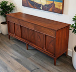 REFINISHED Mid Century Modern Walnut Sideboard 74